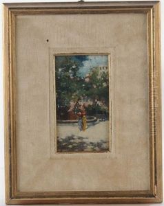 Figura In Giardino by Antonio Maria de Reyna Manescau