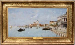 View Of Venice by Antonio Maria de Reyna Manescau