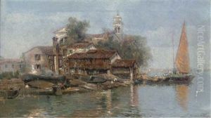 A Boatyard On The Venetian Lagoon