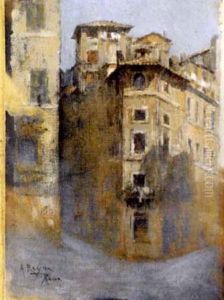 Hauser In Rom by Antonio Maria de Reyna Manescau