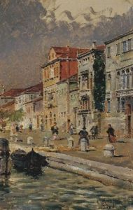 Scorcio Di Venezia by Antonio Maria de Reyna Manescau