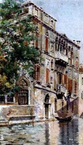 A Venetian Backwater by Antonio Maria de Reyna Manescau