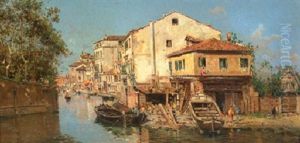 Grand Canal Venice by Antonio Maria de Reyna Manescau