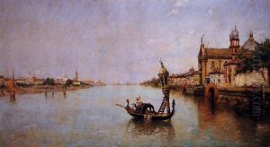 Canal De Venecia by Antonio Maria de Reyna Manescau