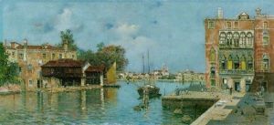 Campo San Trovaso With A View Of The Zattere, Venice