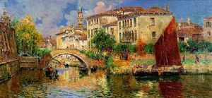 Canal De Venecia by Antonio Maria de Reyna Manescau