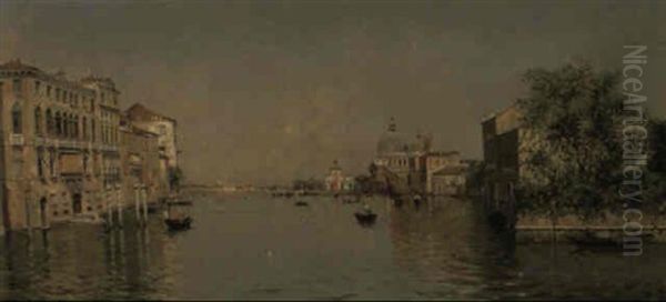 Gondolas On A Venetian Canal - view 1
