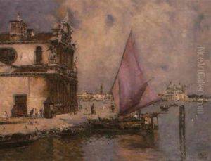 Canal Veneciano by Antonio Maria de Reyna Manescau