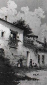 Sudliches Dorfmotiv