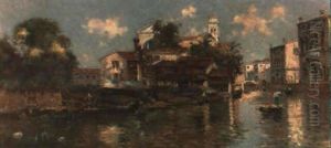 Vista De Venecia by Antonio Maria de Reyna Manescau