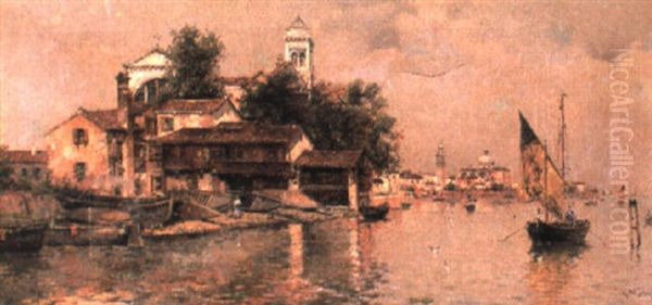 A Boatyard, Venice - view 1