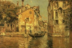 Venetian Backwater by Antonio Maria de Reyna Manescau
