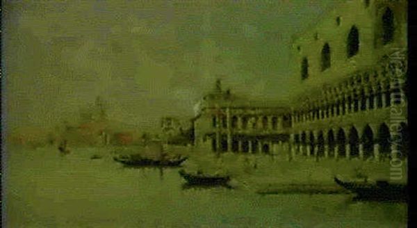 A View Of The Piazzetta And Santa Maria Della Salute, Venice - view 1