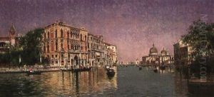 The Grand Canal, Venice by Antonio Maria de Reyna Manescau