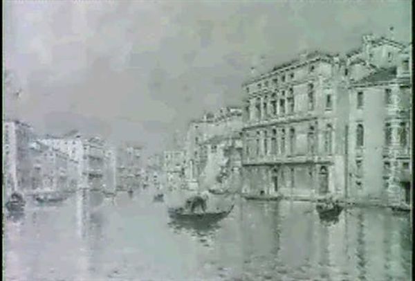 Gondolas On The Grand Canal - view 1