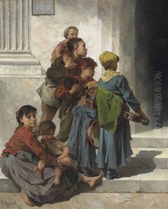 The Young Musicians by Francois Maurice Reynaud