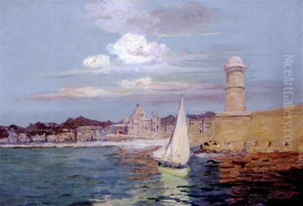 Le Port De Marseille, La Tour Saint Jean - view 1