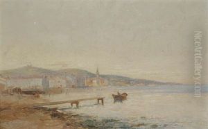 Barque En Bord De Mer by Marius Reynaud