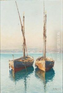 Balancelles Dans Le Port D'alger