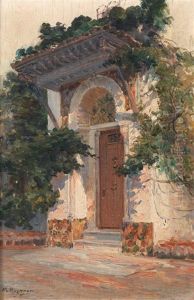 Porte De Villa Mauresque by Marius Reynaud