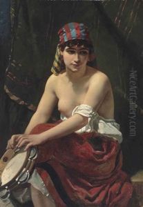 The Tambourine Player by Anthony Reynier