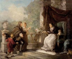 Aus Der Fremde Heimkehrender Sohn by Emil Reynier