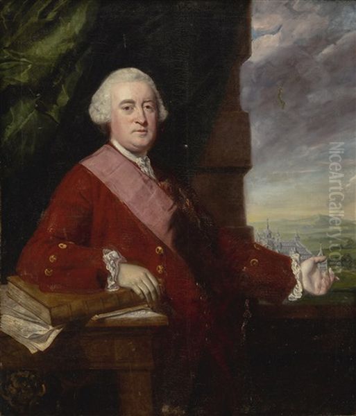 Portrait Of Sir James Gray (circa 1708-1714), 2nd Baronet, Three-quarter Length - view 1