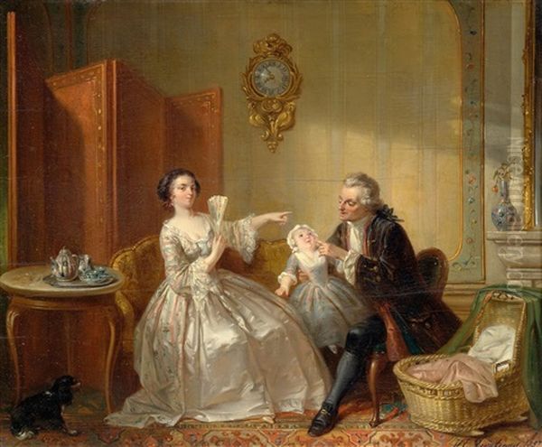 A Family In An Interior - view 1