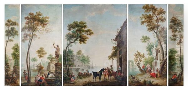 Les Scenes De Parc Et De Port Animees (5 Works) - view 1