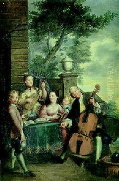 Portrait De Famille Dans Un Parc: Le Concert - view 1
