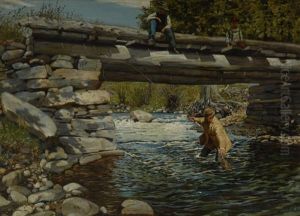 A Cool Spot In Leafy June by Louis John Rhead