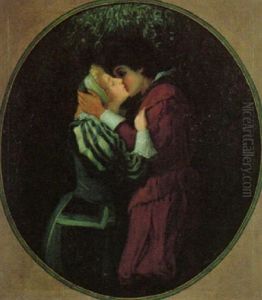 The Kiss by Louis John Rhead