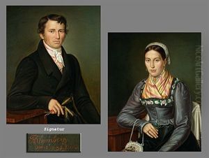 Portrait Eines Mannes (+ Potrait Seiner Frau; Pair) Portrait Eines Mannes (+ Potrait Seiner Frau; Pair)