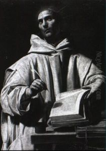 A Carthusian Saint With His Books by Francisco Ribalta