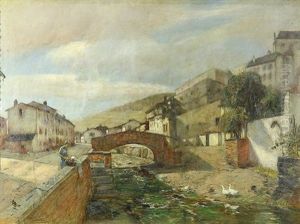 Village With The Bridge Village With The Bridge