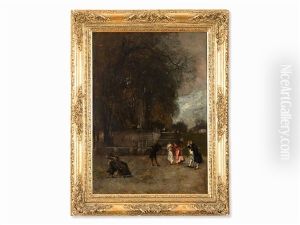 Die Gardens Of Versailles by Rudolf Ribarz