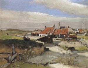 Dunenlandschaft Bei Katwijk An Zee by Rudolf Ribarz