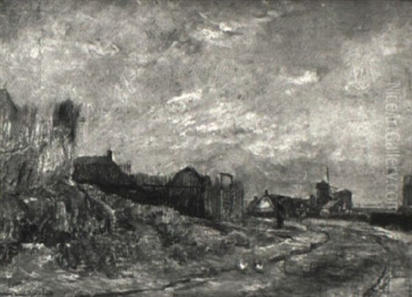 Bygata Med Hus, G,ss Och Figurer - view 1