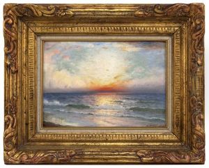 Coastal Sunset by Richard Dey de Ribcowsky