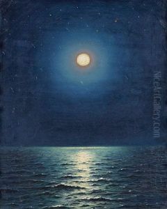 Moon Over The Sea