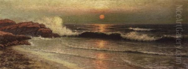 Sunset On The California Coast - view 1