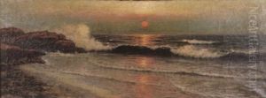 Panoramic Twilight Coastal Landscape