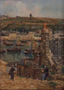 Figures By The Port