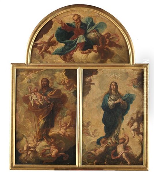 San Jose, Inmaculada Y Dios Padre. (tres) - view 1