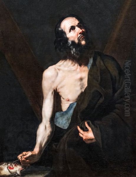 Saint Andrew, Half Length - view 1