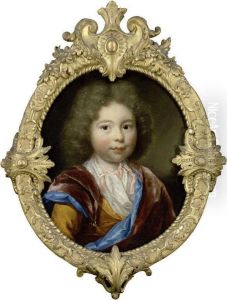 Pair Of Works: Portraits Of A Boy And A Girl by Arnold Boonen