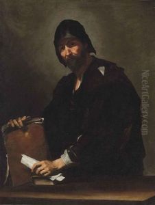 A Philosopher (heraclitus?) by Jusepe de Ribera