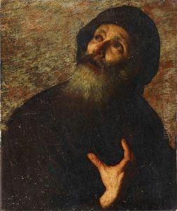 Bildnis Eines Propheten (?) by Jusepe de Ribera
