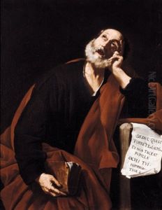 Der Heilige Petrus - San Pietro In Meditazione by Jusepe de Ribera