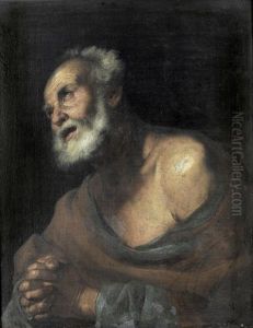 Der Heilige Petrus Bereut Seine Sunden